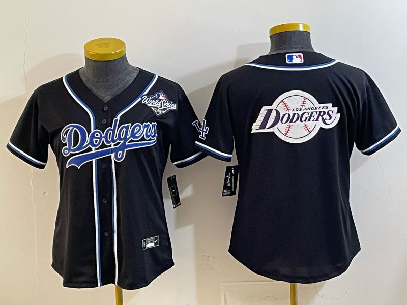 Youth 2026 Los Angeles Dodgers Blank Black Game Nike MLB Jersey style 0025
